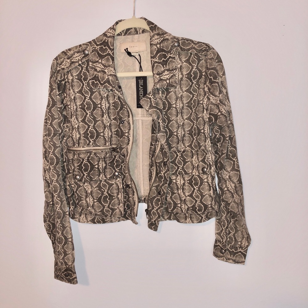 BlankNYC Snake Print Jacket